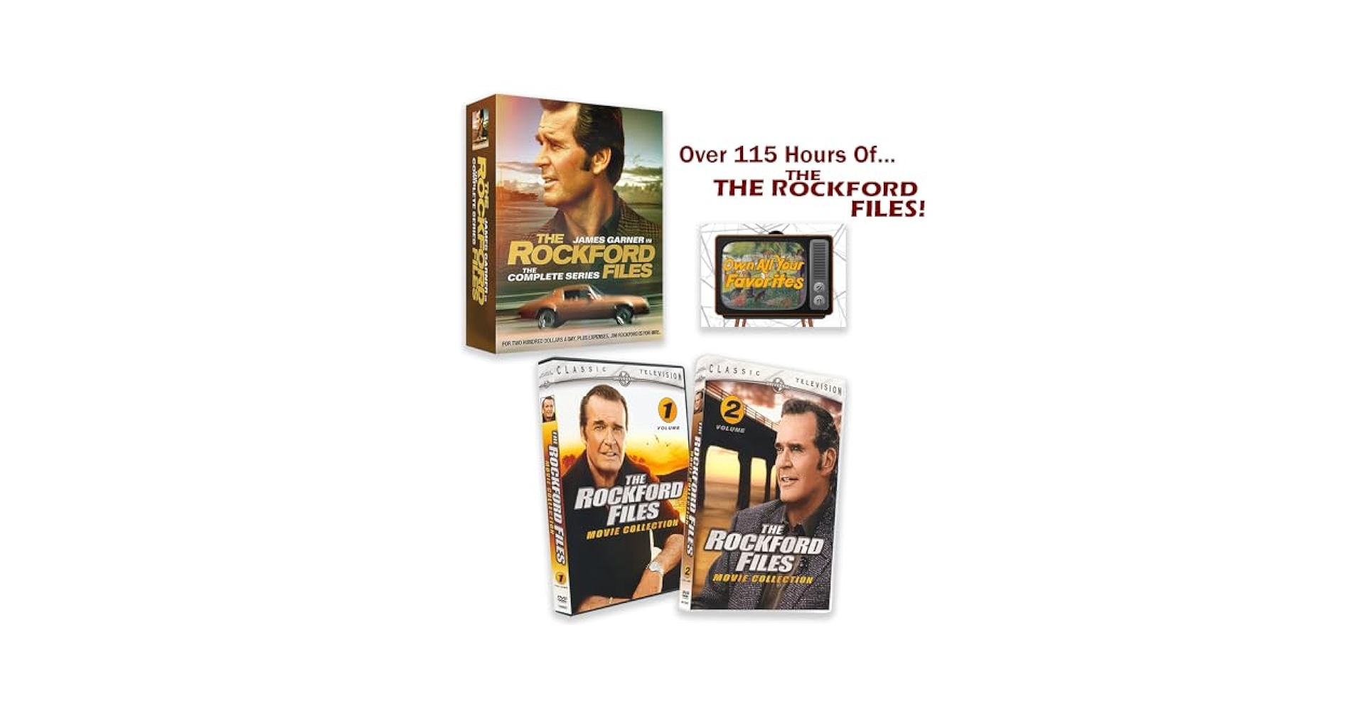 Amazon.com: The Rockford Files Complete Series + All 8